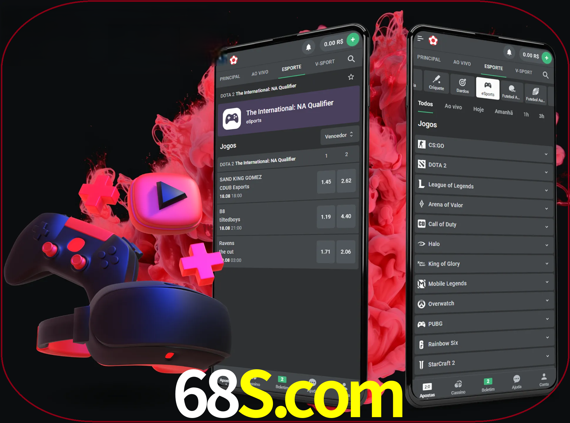 Para ter a aplicação móvel 68s no seu smartphone, basta descarregar o ficheiro apk e seguir as instruções.