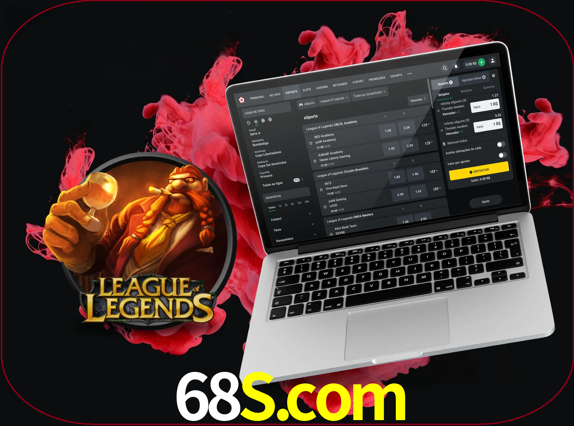 Se é um fã deste jogo, muitos torneios fantásticos que o vão surpreender estão disponíveis no 68s.