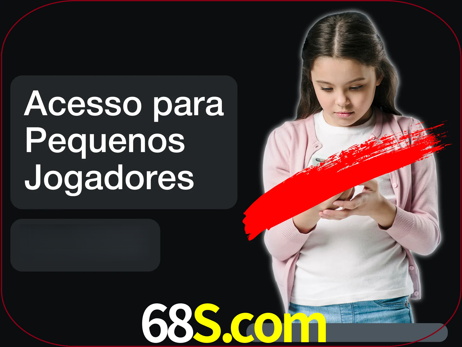 As crianças não podem jogar jogos de cassino.
